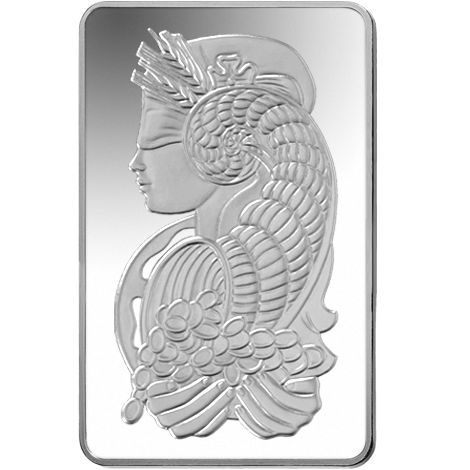 silver bars and coins
